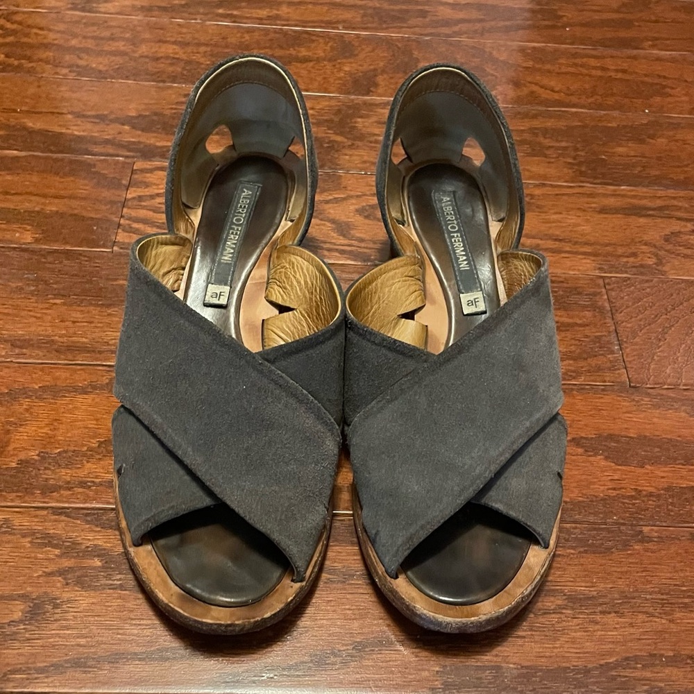 Trini cross-strap sandals